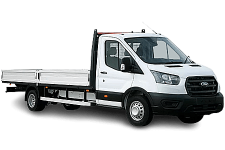 Van Hire Walton-on-Thames - White Ford Transit Dropside Van - Van hire Walton-on-thames